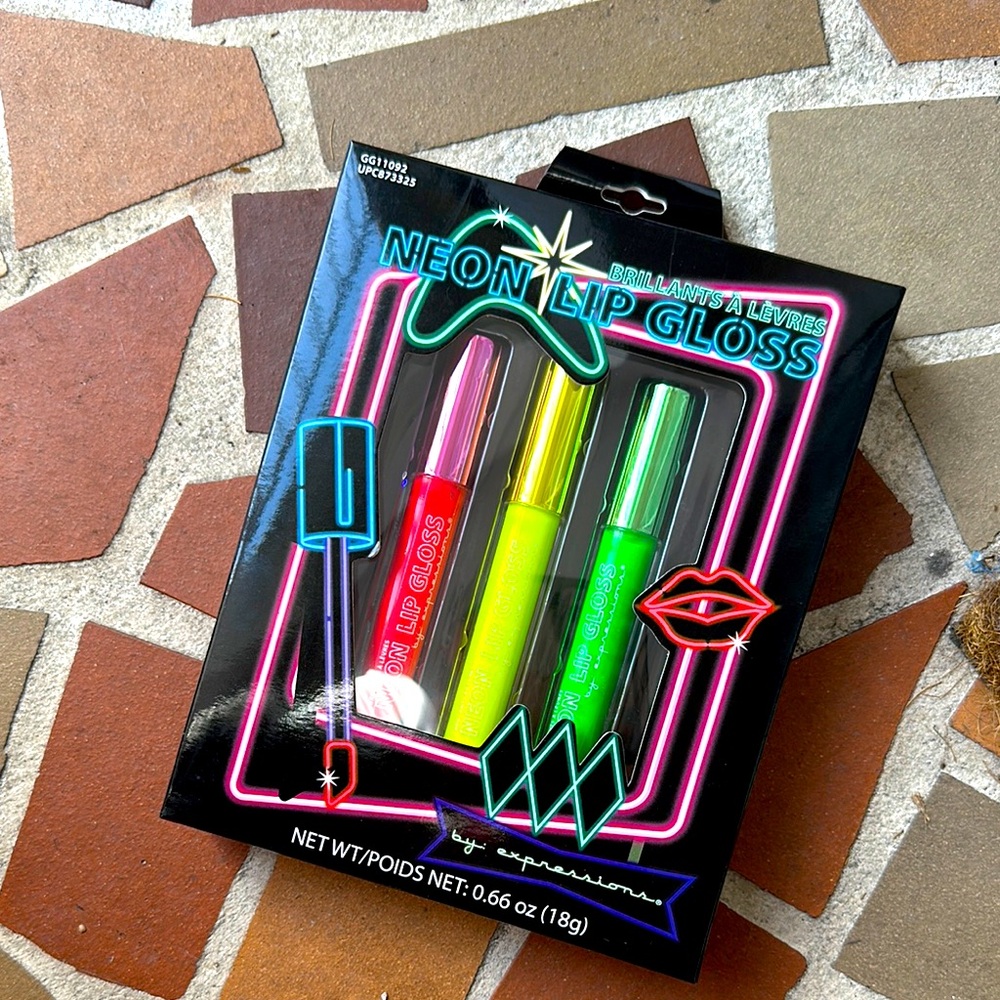 Neon Lip Gloss Trio by Expressions *NEW*